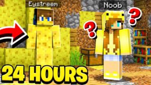 I TROLLED noob Girl for 24 HOURS And She Had NO IDEA! - Gameplay, Kingdom Kids Zone, Minecraft - EYstreem