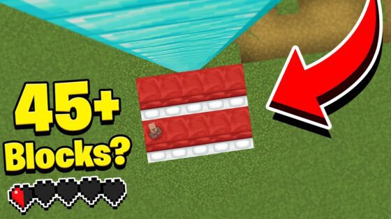 How HIGH Can You Fall in Minecraft? #Shorts - Gameplay, Kingdom Kids Zone, Minecraft - EYstreem