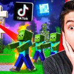 10 Viral TIK TOK MINECRAFT HACKS That ACTUALLY WORK! - Gameplay, Kingdom Kids Zone, Minecraft - EYstreem