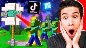 10 Viral TIK TOK MINECRAFT HACKS That ACTUALLY WORK! - Gameplay, Kingdom Kids Zone, Minecraft - EYstreem