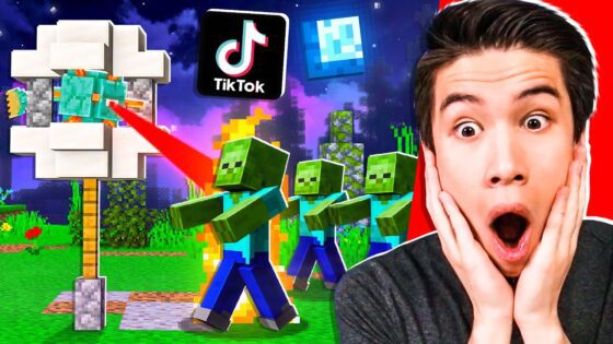 10 Viral TIK TOK MINECRAFT HACKS That ACTUALLY WORK! - Gameplay, Kingdom Kids Zone, Minecraft - EYstreem