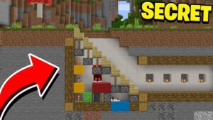 How to Build an Easy Working Secret Staircase in Minecraft! #Shorts - Gameplay, Kingdom Kids Zone, Minecraft - EYstreem