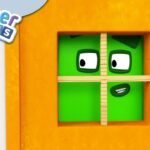 @Numberblocks | Four Sides Make a Square | Learn to Count - Kingdom Kids Zone, Little Learners - Numberblocks