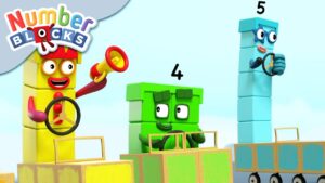 @Numberblocks | Four Goes with the Flow | Learn to Count - Kingdom Kids Zone, Little Learners - Numberblocks