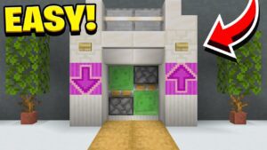 How to Build an Easy Working Elevator in Minecraft! (No Mods) - Gameplay, Kingdom Kids Zone, Minecraft - EYstreem