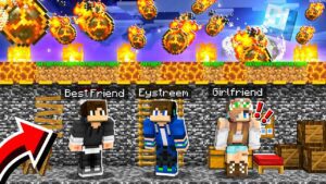 HOW TO SURVIVE A FIRE APOCALYPSE IN MINECRAFT! - Gameplay, Kingdom Kids Zone, Minecraft - EYstreem
