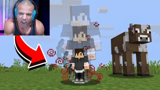 Slowly Shrinking My Friend until he notices… - Gameplay, Kingdom Kids Zone, Minecraft - EYstreem