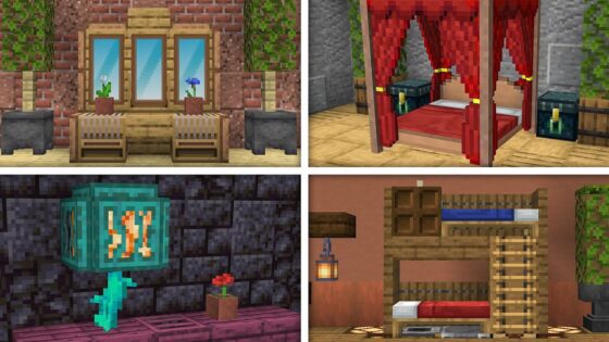 Minecraft: 7+ Easy Bedroom Build Hacks You Didn’t Know - Gameplay, Kingdom Kids Zone, Minecraft - EYstreem