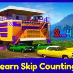 Learn Skip Counting with Dump Trucks and Monster Trucks - Kingdom Kids Zone, Little Learners - Brain Candy TV