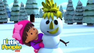 The Banana A Snowman! ⭐ Little People – Fisher Price ⭐Compilation - Kids TV Series, Kingdom Kids Zone - Little People - Fisher Price