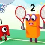@Numberblocks | Playing Tennis with your Friend | Learn to Count - Kingdom Kids Zone, Little Learners - Numberblocks