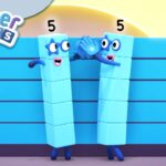 @Numberblocks | Five Dance Moves | Learn to Count - Kingdom Kids Zone, Little Learners - Numberblocks