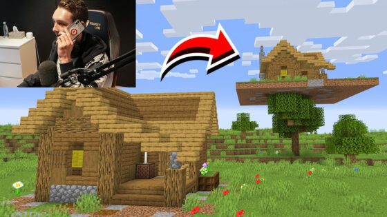 Every Time this Streamer Left His House, I Moved It! - Gameplay, Kingdom Kids Zone, Minecraft - EYstreem