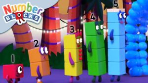 @Numberblocks | Five Has Many Friends | Learn to Count - Kingdom Kids Zone, Little Learners - Numberblocks