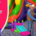 Bright pink banner with 'Learn and Bounce!' and a cartoon cowboy beside the 'Cowboy Jack' logo