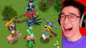 Testing Minecraft Mob Facts That Defy Logic - Gameplay, Kingdom Kids Zone, Minecraft - EYstreem