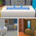 10+ Easy Bathroom Build Hacks in Minecraft! - Gameplay, Kingdom Kids Zone, Minecraft - EYstreem