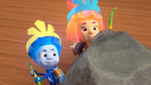 Rock Art | The Fixies | Cartoons for Children - Kingdom Kids Zone, Little Learners - The Fixies