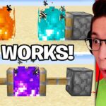 Testing Minecraft Block Facts That You Didn’t Know - Gameplay, Kingdom Kids Zone, Minecraft - EYstreem
