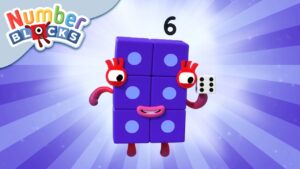 @Numberblocks | Rap Along with Six | Learn to Count - Kingdom Kids Zone, Little Learners - Numberblocks