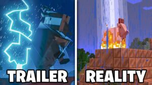 Minecraft 1.17 Trailer vs Reality #Shorts - Gameplay, Kingdom Kids Zone, Minecraft - EYstreem
