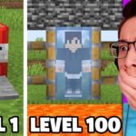 Testing Minecraft Traps From Level 1 to Level 100 - Gameplay, Kingdom Kids Zone, Minecraft - EYstreem