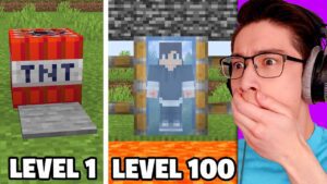 Testing Minecraft Traps From Level 1 to Level 100 - Gameplay, Kingdom Kids Zone, Minecraft - EYstreem