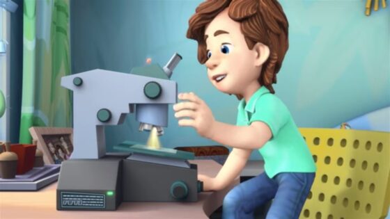Seeing Germs through a Microscope | The Fixies | Cartoons for Children - Kingdom Kids Zone, Little Learners - The Fixies
