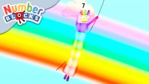@Numberblocks | Seven Sings a Song 🎤 | Learn to Count - Kingdom Kids Zone, Little Learners - Numberblocks