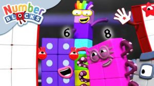 @Numberblocks | Seven's Summer Party 🥳 | Learn to Count - Kingdom Kids Zone, Little Learners - Numberblocks