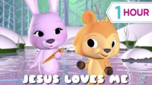 Jesus Loves Me + more Kids videos (1 hour) - Kingdom Kids Zone, Sing With Me - Listener Kids