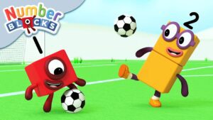 @Numberblocks | Number Football 👟⚽ | Learn to Count - Kingdom Kids Zone, Little Learners - Numberblocks