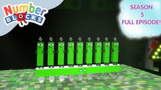 Four On The Floor 💃| Full Episode – S5 E24 | Learn to Count – Numberblocks - Kingdom Kids Zone, Little Learners - Numberblocks