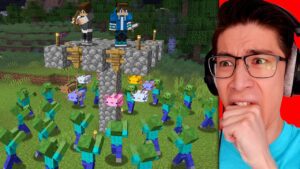 Testing Zombie Apocalypse Hacks To See If They Work in Minecraft - Gameplay, Kingdom Kids Zone, Minecraft - EYstreem