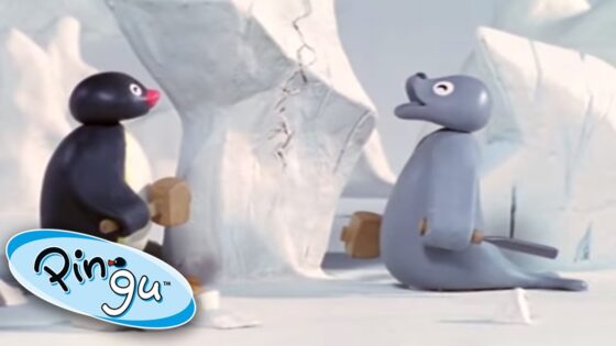 Pingu And Robby Build And Ice Sculpture! @Pingu - Kids (0-5), Kingdom Kids Zone - Pingu - Official Channel