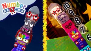 @Numberblocks- Blast Off! 🚀 | Numberblocks MathLink Cubes | Learn to Count - Kingdom Kids Zone, Little Learners - Numberblocks