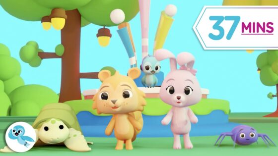 37 Minutes of Kid videos: "If You're Happy & You Know It" + MORE (Playtime Mix) - Kingdom Kids Zone, Sing With Me - Listener Kids