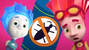 The Spray Can | The Fixies | Cartoons for Children - Kingdom Kids Zone, Little Learners - The Fixies