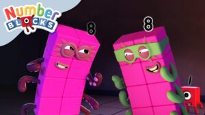 @Numberblocks | Octoblock Vs. Octonaughty 🦸🦹 | Educational | Learn to Count - Kingdom Kids Zone, Little Learners - Numberblocks