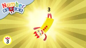@Numberblocks | Three Club | Numbers Are Everywhere | Educational | Learn to Count - Kingdom Kids Zone, Little Learners - Numberblocks