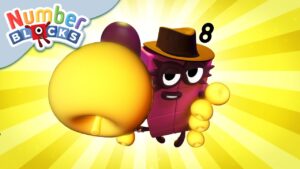 @Numberblocks | Eight is Never Late 🕘 | Back to School 🏫📚 | Educational | Learn to Count - Kingdom Kids Zone, Little Learners - Numberblocks