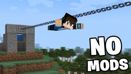 How to Make a Working Zipline in Minecraft! (Easy) - Gameplay, Kingdom Kids Zone, Minecraft - EYstreem