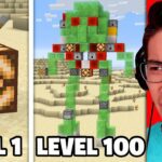 Testing Minecraft Redstone From Level 1 to Level 100 - Gameplay, Kingdom Kids Zone, Minecraft - EYstreem