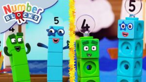 @Numberblocks- Off We Go! 🌊| Numberblocks MathLink Cubes | Learn to Count - Kingdom Kids Zone, Little Learners - Numberblocks
