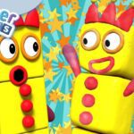 @Numberblocks- Make Your Own Number Three! 🛠✨| Numberblocks Crafts | Play-Doh - Kingdom Kids Zone, Little Learners - Numberblocks