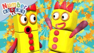 @Numberblocks- Make Your Own Number Three! 🛠✨| Numberblocks Crafts | Play-Doh - Kingdom Kids Zone, Little Learners - Numberblocks