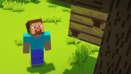 What's inside a Bee Hive in Minecraft? #shorts - Gameplay, Kingdom Kids Zone, Minecraft - EYstreem