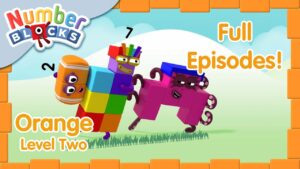 @Numberblocks- Orange Level Two 🟧⚡️ | Full Episodes 13-15 | #Backtoschool - Kingdom Kids Zone, Little Learners - Numberblocks