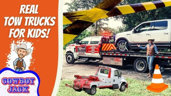 Real Tow Trucks for Kids - Kingdom Kids Zone, Shows - Cowboy Jack