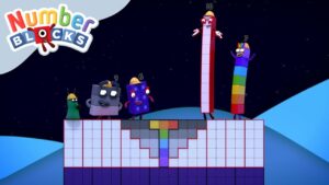 @Numberblocks- Numberblocks at Night! 🌚🌕 | Educational - Kingdom Kids Zone, Little Learners - Numberblocks